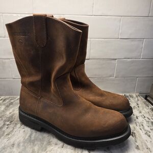 Wolverine Dark Brown Leather Boots